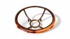 Giuseppe Scapinelli Coffee Table in Rosewood Glass Giuseppe Scapinelli 1950s Lot 853 - 4386637