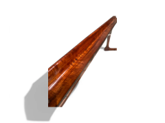 Giuseppe Scapinelli Coffee table in Caviuna wood Glass Giuseppe Scapinelli 1950s Lot 561A - 4118128