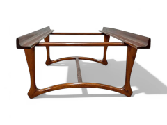 Giuseppe Scapinelli Coffee table in Caviuna wood Glass Giuseppe Scapinelli 1950s Lot 561A - 4118129