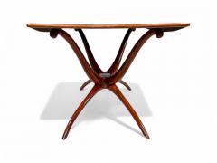 Giuseppe Scapinelli Dining Table with Sculpted Base in Caviuna Wood Giuseppe Scapinelli 1950s - 4014494