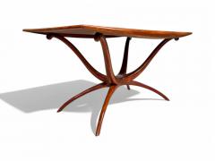 Giuseppe Scapinelli Dining Table with Sculpted Base in Caviuna Wood Giuseppe Scapinelli 1950s - 4014495