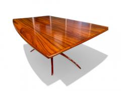 Giuseppe Scapinelli Dining Table with Sculpted Base in Caviuna Wood Giuseppe Scapinelli 1950s - 4014496