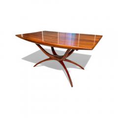 Giuseppe Scapinelli Dining Table with Sculpted Base in Caviuna Wood Giuseppe Scapinelli 1950s - 4014497