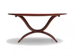 Giuseppe Scapinelli Dining Table with Sculpted Base in Caviuna Wood Giuseppe Scapinelli 1950s - 4014498