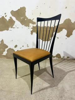 Giuseppe Scapinelli Eight Dining Chair Set in Hardwood beige leather Giuseppe Scapinelli Brazil - 3339166