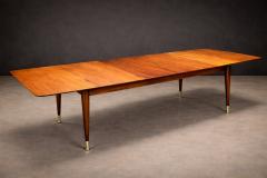 Giuseppe Scapinelli Extendable Brazilian Modern Dining Table in Cavi na Wood by Giuseppe Scapinelli - 4596966