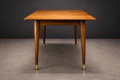 Giuseppe Scapinelli Extendable Brazilian Modern Dining Table in Cavi na Wood by Giuseppe Scapinelli - 4596969