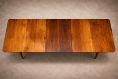 Giuseppe Scapinelli Extendable Brazilian Modern Dining Table in Cavi na Wood by Giuseppe Scapinelli - 4596970
