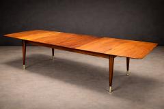 Giuseppe Scapinelli Extendable Brazilian Modern Dining Table in Cavi na Wood by Giuseppe Scapinelli - 4596972