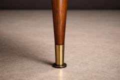 Giuseppe Scapinelli Extendable Brazilian Modern Dining Table in Cavi na Wood by Giuseppe Scapinelli - 4596976