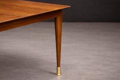 Giuseppe Scapinelli Extendable Brazilian Modern Dining Table in Cavi na Wood by Giuseppe Scapinelli - 4596977
