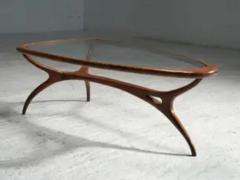 Giuseppe Scapinelli Giuseppe Scapinelli Coffeetable in solid Caviuna and Glass Brazil 1950s - 3927847