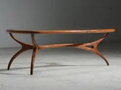 Giuseppe Scapinelli Giuseppe Scapinelli Coffeetable in solid Caviuna and Glass Brazil 1950s - 3927850