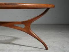 Giuseppe Scapinelli Giuseppe Scapinelli Coffeetable in solid Caviuna and Glass Brazil 1950s - 3927853