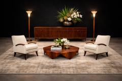 Giuseppe Scapinelli Giuseppe Scapinelli Rosewood Credenza with Brass Sabots Brazil 1950s - 4557791