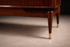 Giuseppe Scapinelli Giuseppe Scapinelli Rosewood Credenza with Brass Sabots Brazil 1950s - 4557794
