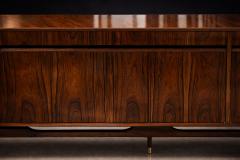 Giuseppe Scapinelli Giuseppe Scapinelli Rosewood Credenza with Brass Sabots Brazil 1950s - 4557796