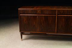 Giuseppe Scapinelli Giuseppe Scapinelli Rosewood Credenza with Brass Sabots Brazil 1950s - 4557797