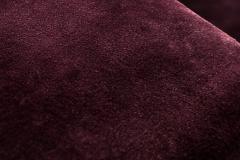 Giuseppe Scapinelli Giuseppe Scapinelli Sculptural Sofa in Solid Cavi na Deep Aubergine Mohair - 4525222