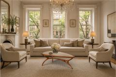 Giuseppe Scapinelli Large Egg Coffee Table in Cavi na Wood Glass by Giuseppe Scapinelli Brazil - 4615990