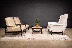 Giuseppe Scapinelli Maracan Coffee Table in Rosewood Travertine Giuseppe Scapinelli 1950s - 4659546