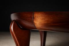 Giuseppe Scapinelli Maracan Coffee Table in Rosewood Travertine Giuseppe Scapinelli 1950s - 4659548