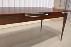 Giuseppe Scapinelli Mid Century Modern Dining Table in Hardwood by Giuseppe Scapinelli Brazil - 3488580