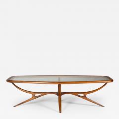 Giuseppe Scapinelli Mid Century Modern Low Center Table by Giuseppe Scapinelli 1960s - 2891275