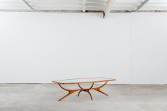 Giuseppe Scapinelli Mid Century Modern Low Center Table by Giuseppe Scapinelli 1960s - 4439869