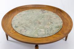 Giuseppe Scapinelli Mid Century Modern Marble Top Center Table by Giuseppe Scapinelli Brazil 1950s - 2207067