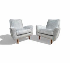 Giuseppe Scapinelli Pair of Armchairs in Hardwood Chenille Giuseppe Scapinelli 1950s Lot 344A - 4356808