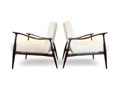 Giuseppe Scapinelli Pair of Armchairs in Rosewood and fabric Giuseppe Scapinelli 1950s Lot 626A - 4190703