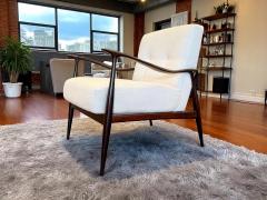 Giuseppe Scapinelli Pair of Armchairs in Rosewood and fabric Giuseppe Scapinelli 1950s Lot 626A - 4190709