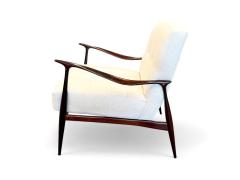 Giuseppe Scapinelli Pair of Armchairs in Rosewood and fabric Giuseppe Scapinelli 1950s Lot 626A - 4190710