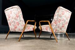 Giuseppe Scapinelli Pair of Brazilian Mid Century Armchairs in Caviuna wood Giuseppe Scapinelli - 4455634
