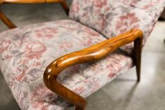 Giuseppe Scapinelli Pair of Brazilian Mid Century Armchairs in Caviuna wood Giuseppe Scapinelli - 4455639