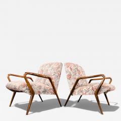 Giuseppe Scapinelli Pair of Brazilian Mid Century Armchairs in Caviuna wood Giuseppe Scapinelli - 4483496
