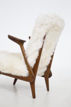 Giuseppe Scapinelli Pair of Italian Fur Armchairs Attributed to Giuseppe Scapinelli - 2198919