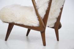 Giuseppe Scapinelli Pair of Italian Fur Armchairs Attributed to Giuseppe Scapinelli - 2198920