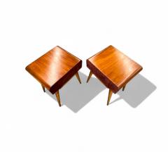 Giuseppe Scapinelli Pair of Nightstands in Pau Marfim Brass Giuseppe Scapinelli 1950s - 4416752