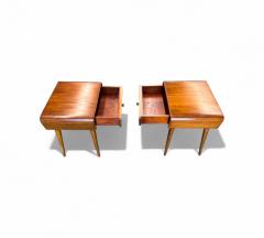 Giuseppe Scapinelli Pair of Nightstands in Pau Marfim Brass Giuseppe Scapinelli 1950s - 4416754