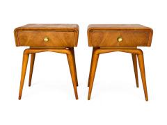 Giuseppe Scapinelli Pair of Nightstands in Yvory Wood Brass Giuseppe Scapinelli 1950s Lot 828 - 4215481