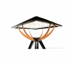 Giuseppe Scapinelli Pair of Side Tables in Hardwood Glass Giuseppe Scapinelli 1950s Lot 441 - 4377248