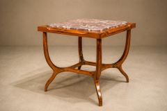 Giuseppe Scapinelli Sculptural Side Table in Caviuna Marble Giuseppe Scapinelli 1950s - 4594193