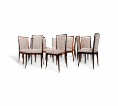 Giuseppe Scapinelli Set of 12 Dining Chairs in Rosewood Fabric Giuseppe Scapinelli Lot 352 366A - 4386610