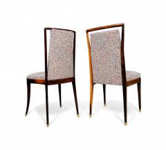 Giuseppe Scapinelli Set of 12 Dining Chairs in Rosewood Fabric Giuseppe Scapinelli Lot 352 366A - 4386618
