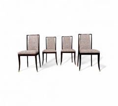 Giuseppe Scapinelli Set of 4 Dining Chairs in Rosewood Fabric Giuseppe Scapinelli Lot 352A - 4386603