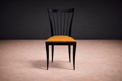 Giuseppe Scapinelli Set of 8 Dining Chairs in Hardwood Leather Giuseppe Scapinelli 1950s - 4550823