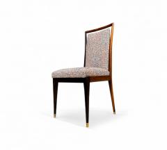 Giuseppe Scapinelli Set of 8 Dining Chairs in Rosewood Fabric Giuseppe Scapinelli Lot 366A - 4386628