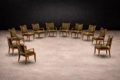 Giuseppe Scapinelli Set of Twelve Giuseppe Scapinelli Dining Armchairs in Cavi na - 4531140